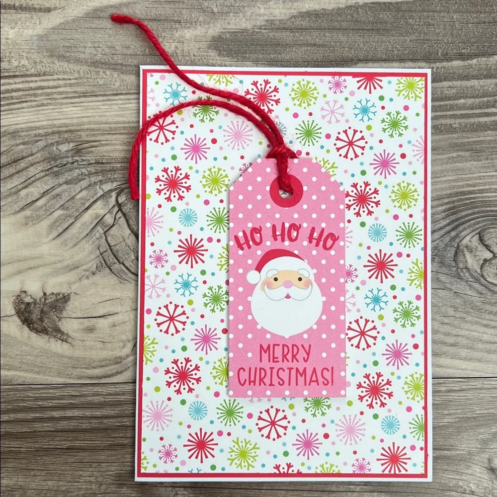 Handmade Christmas and Holiday Cards Set of 10 5”x7” Includes Envelopes